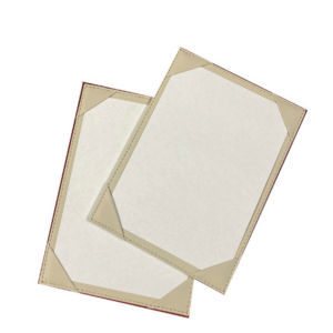single page menu